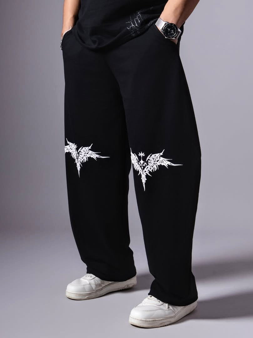 Y2k Tribal Print Trackpants
