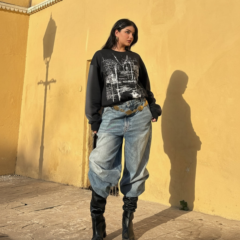 Black n White Chaos sweatshirt