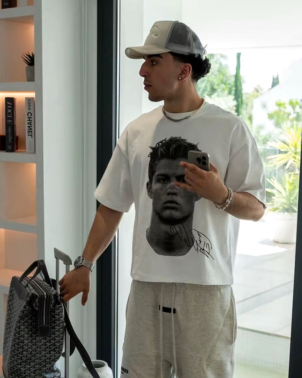 "CR7 Big Face" Oversized Fandom Tee