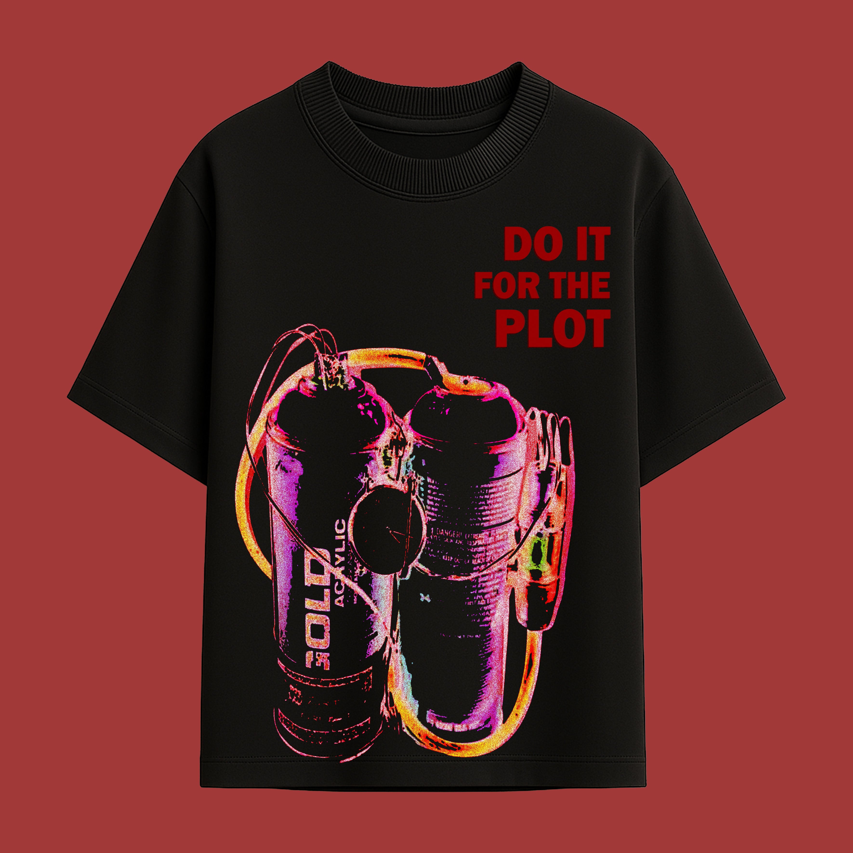 For the plot oversized tee