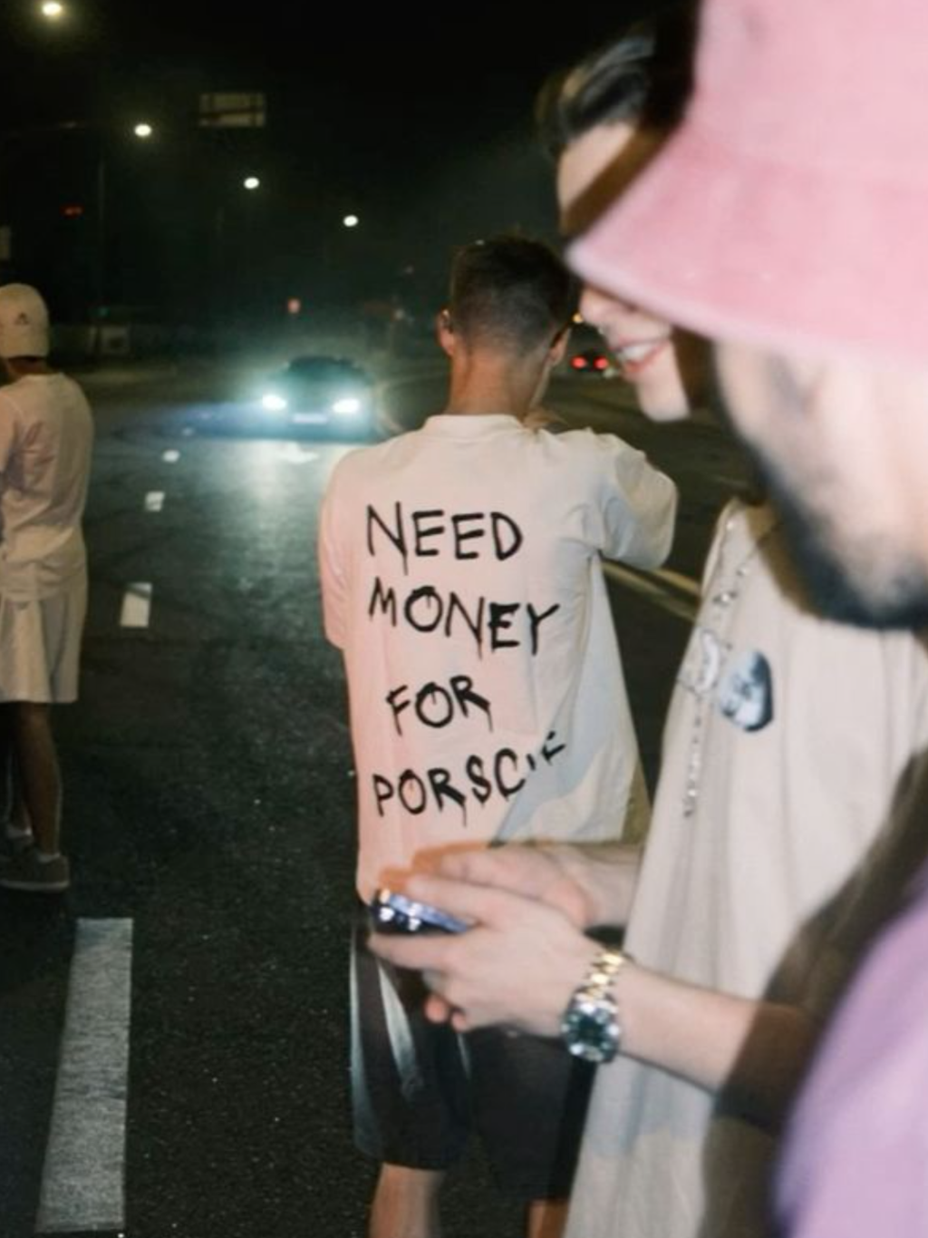 "Need Money for Porsche" Oversized Tee