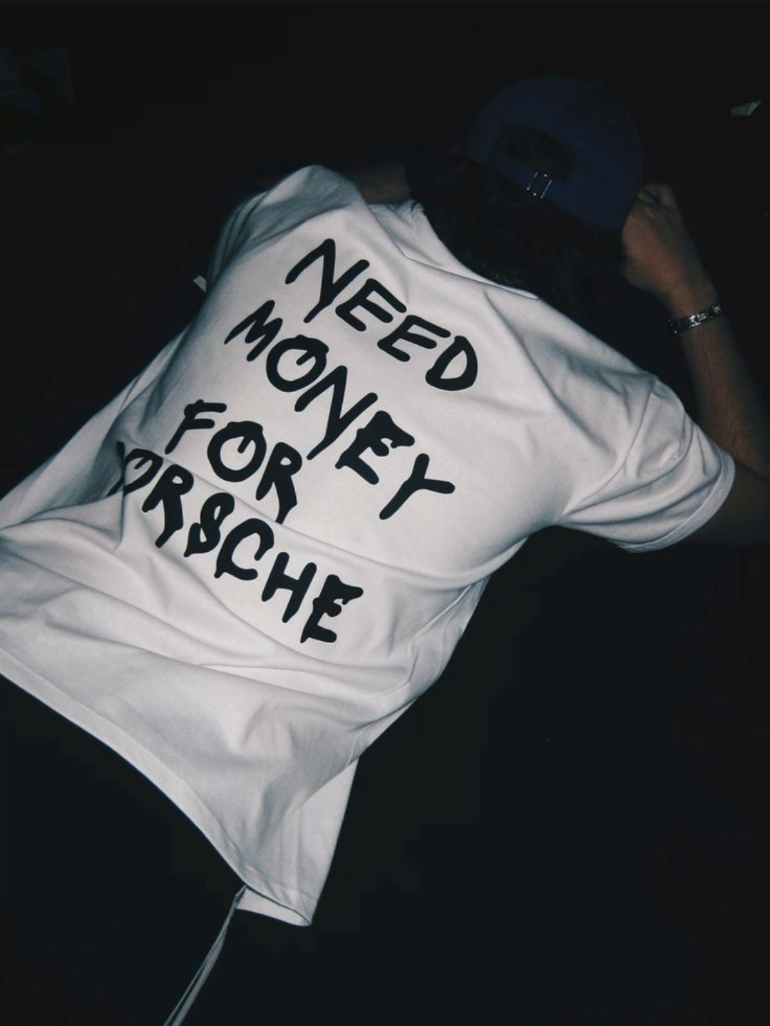 "Need Money for Porsche" Oversized Tee