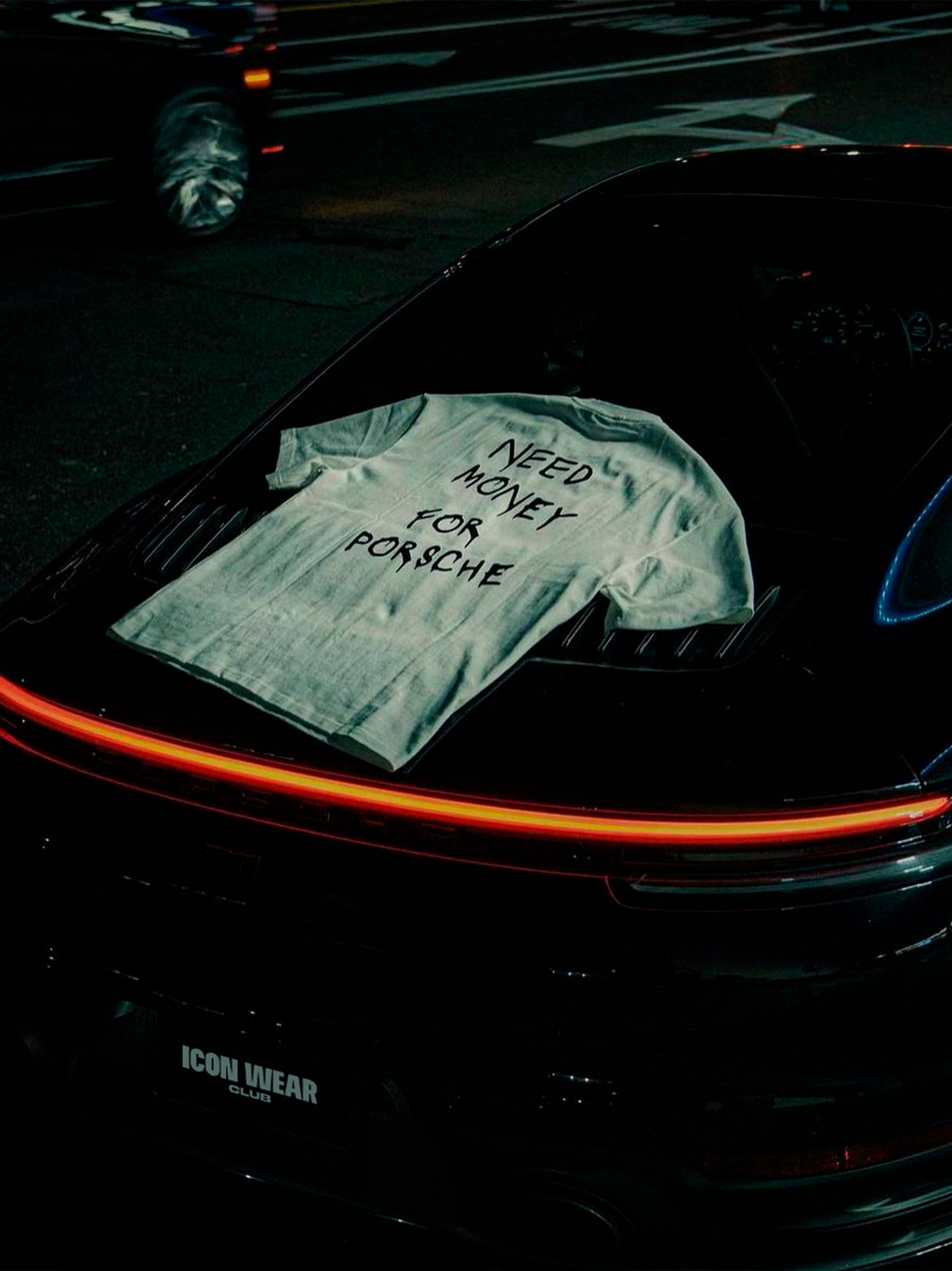 "Need Money for Porsche" Oversized Tee