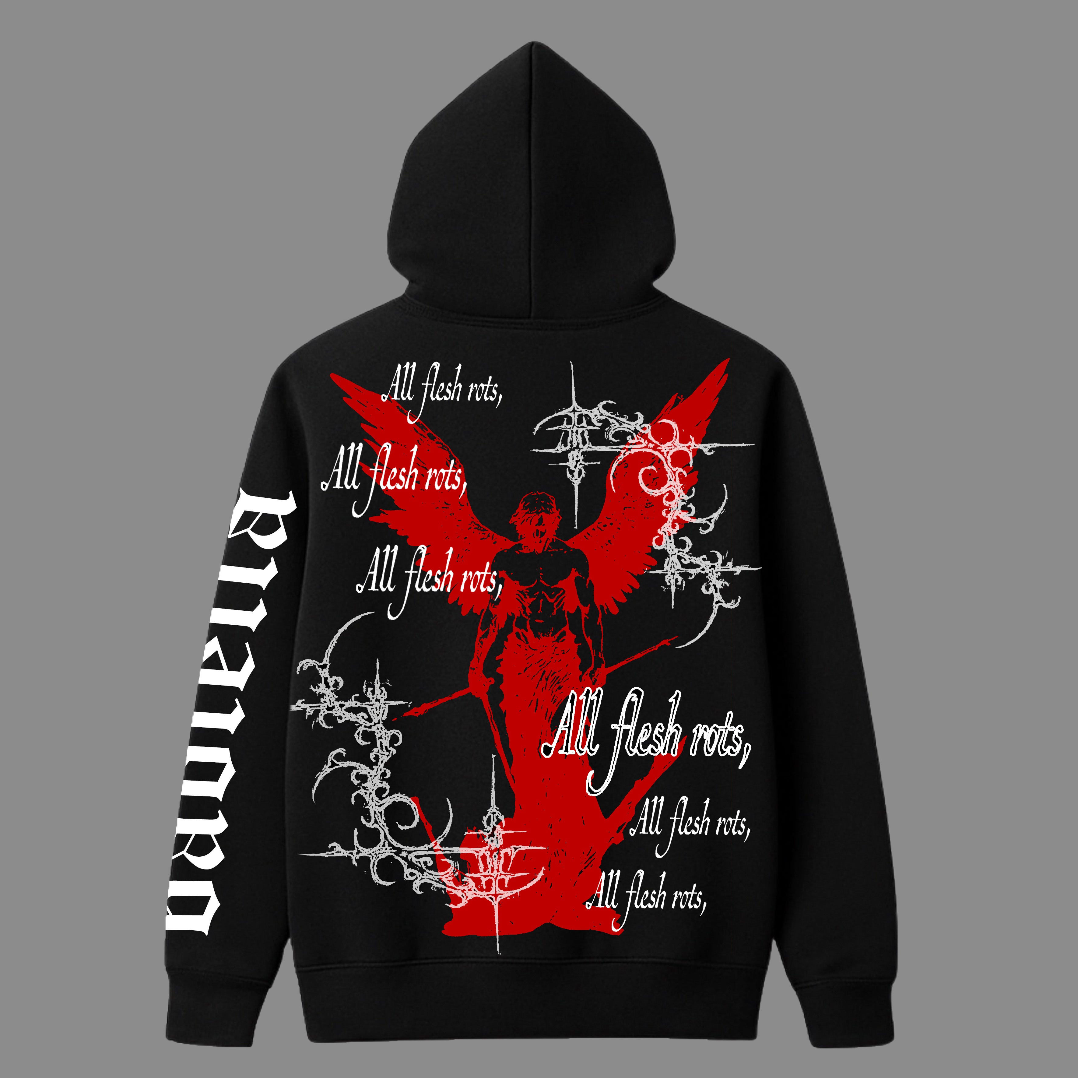 All Flesh Rots Oversized Hoodie