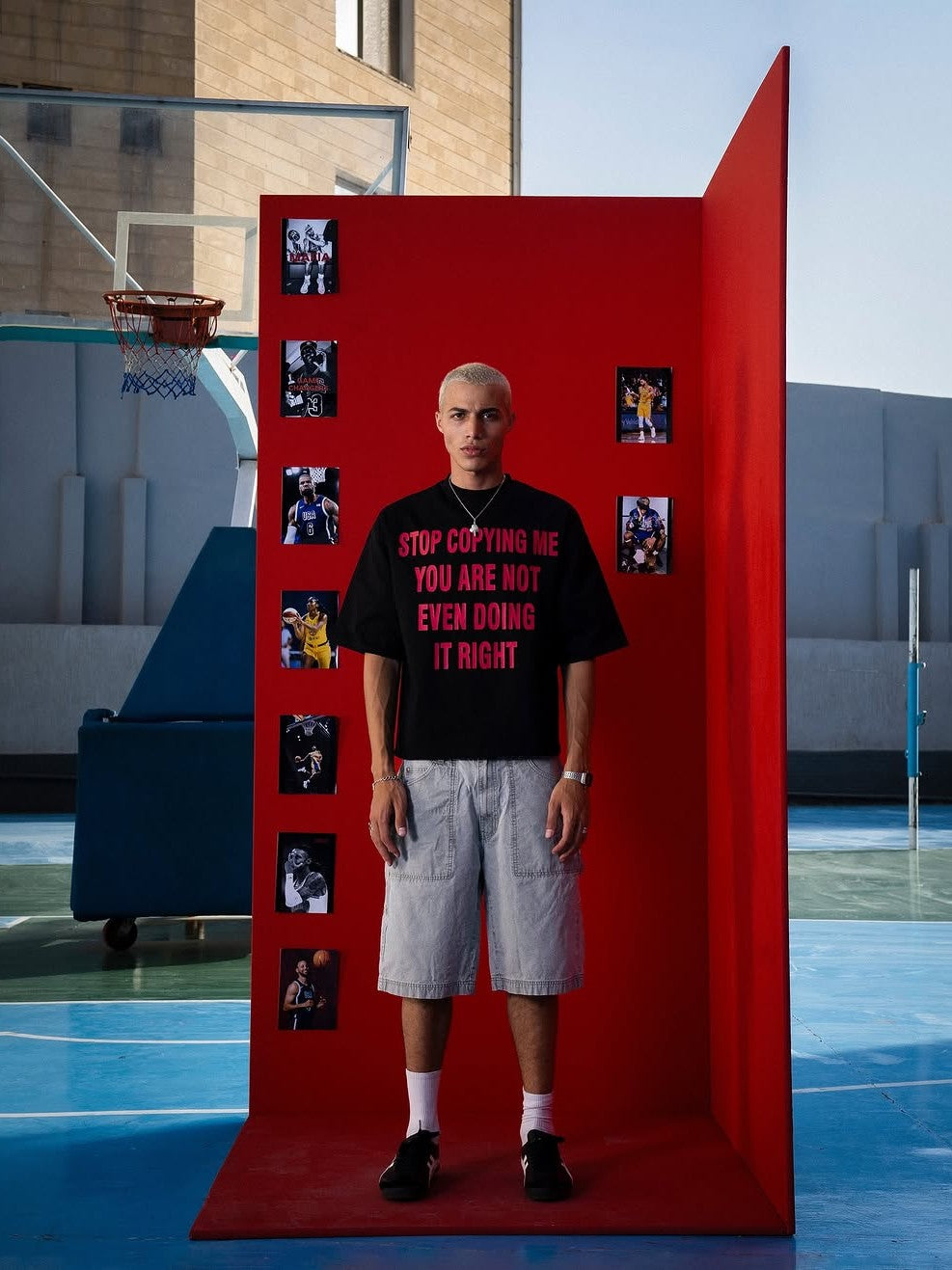 "STOP COPYING ME" Tee