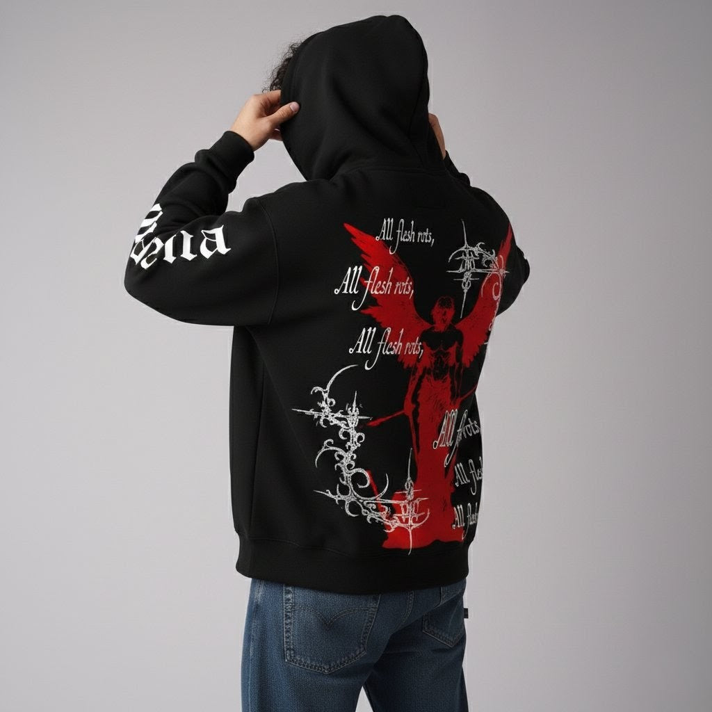 All Flesh Rots Oversized Hoodie