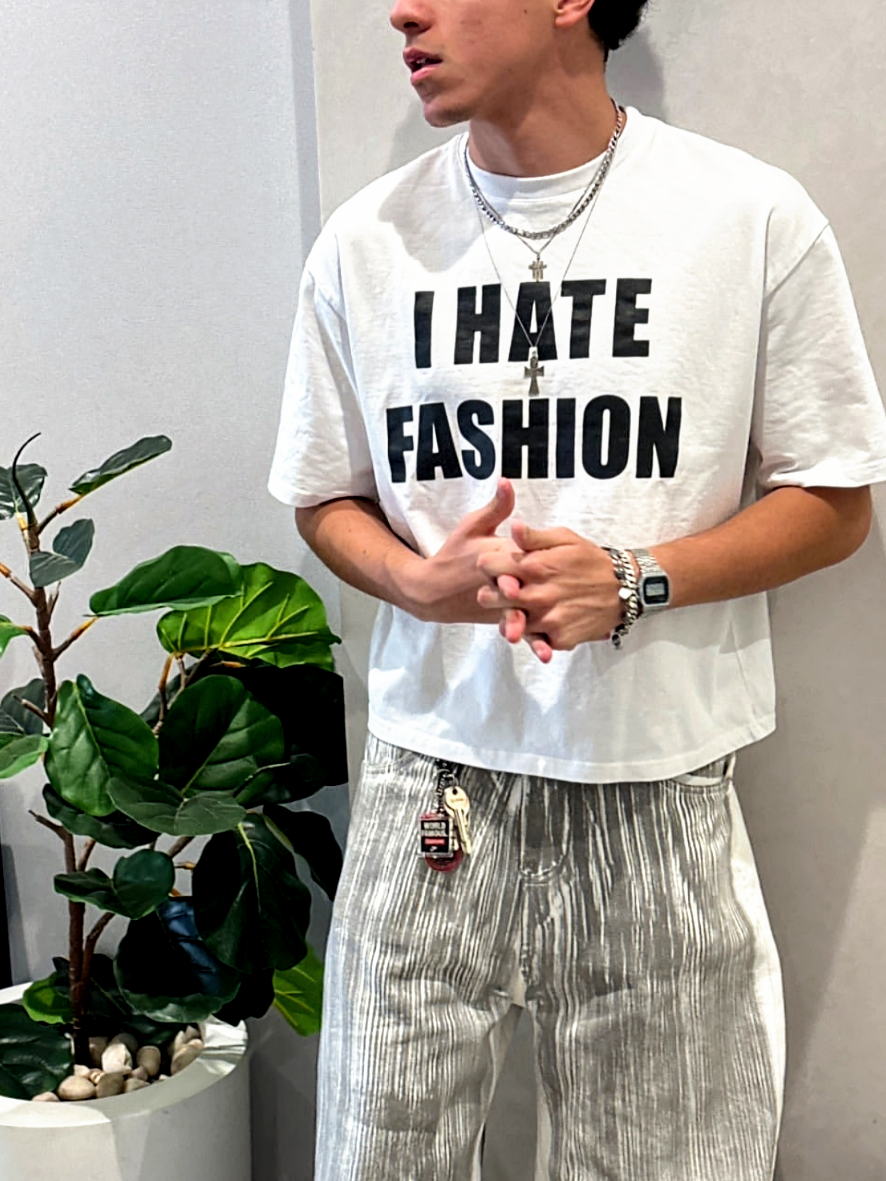 "I HATE FASHION" Oversized Tee