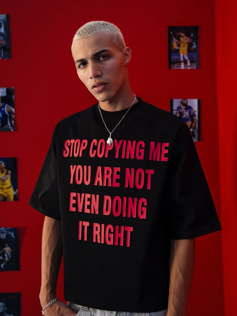 "STOP COPYING ME" Tee