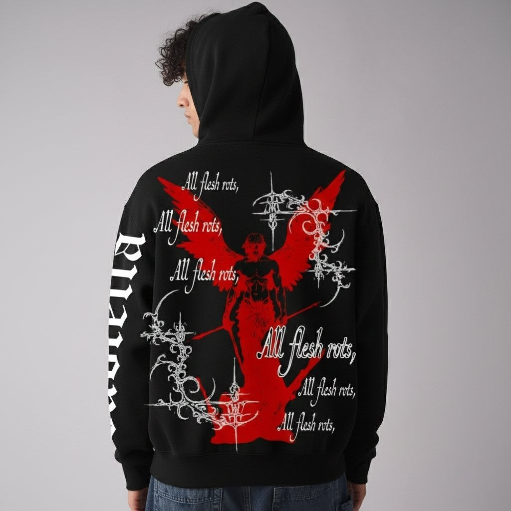 All Flesh Rots Oversized Hoodie