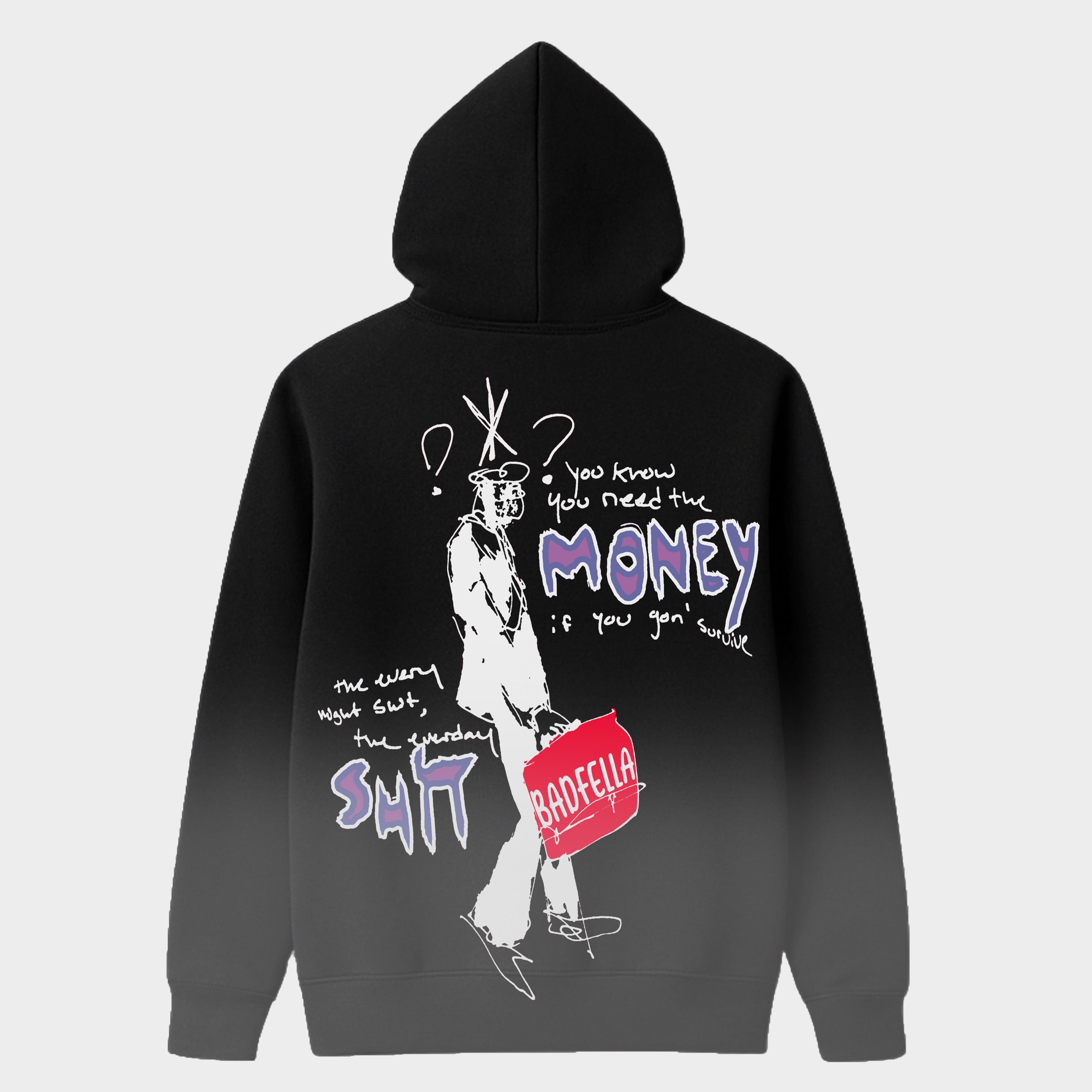 Money Shit oversized hoodie