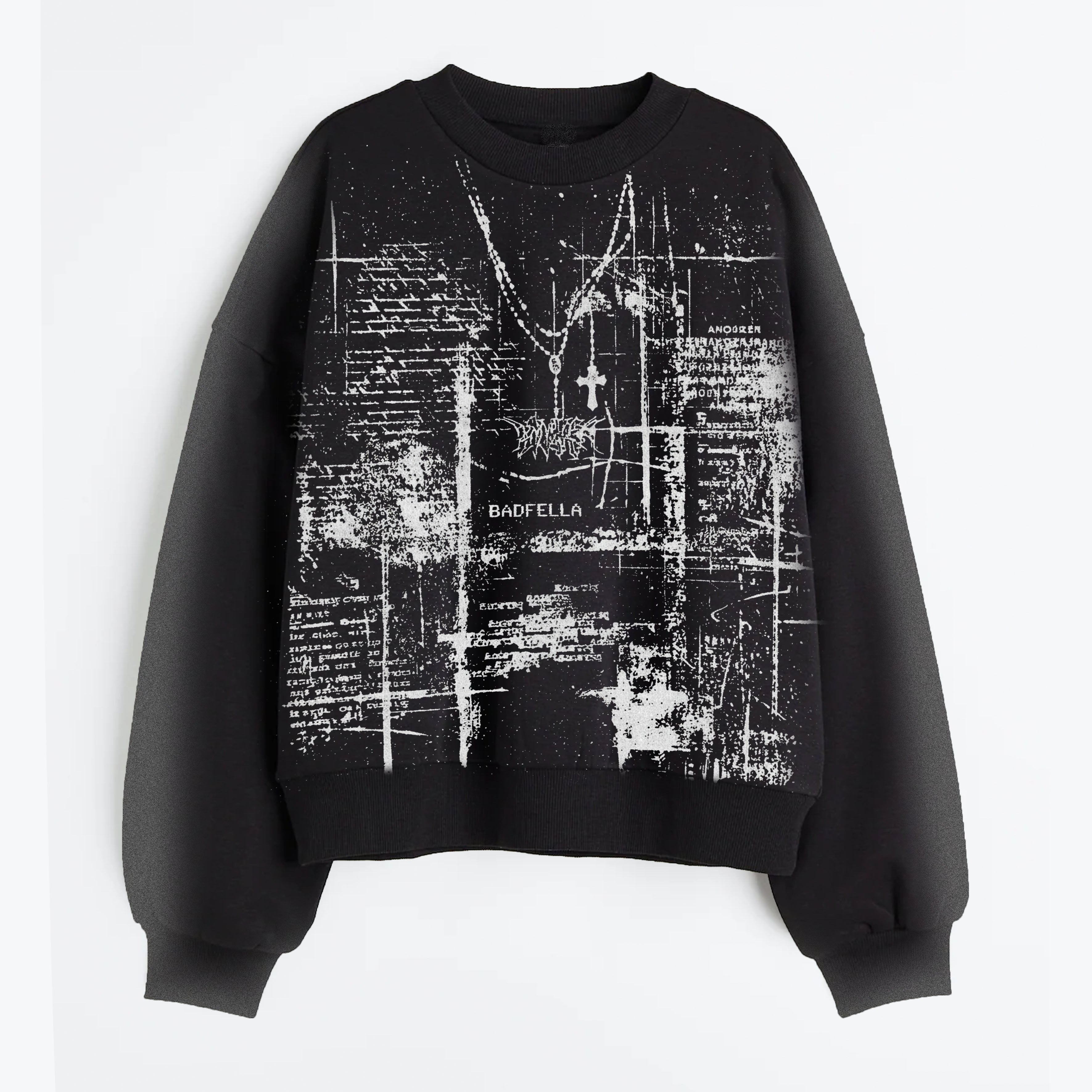 Black n White Chaos sweatshirt