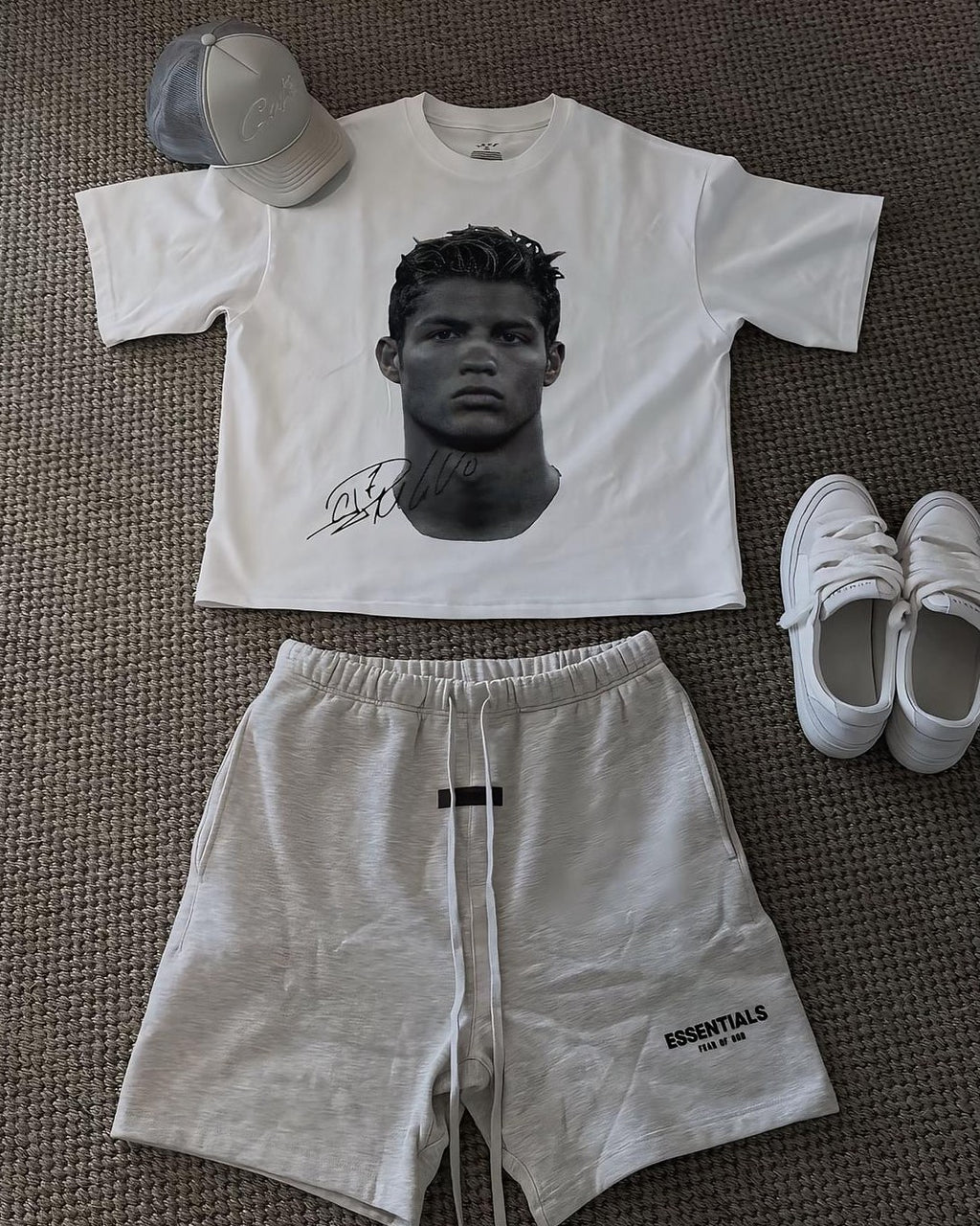 "CR7 Big Face" Oversized Fandom Tee