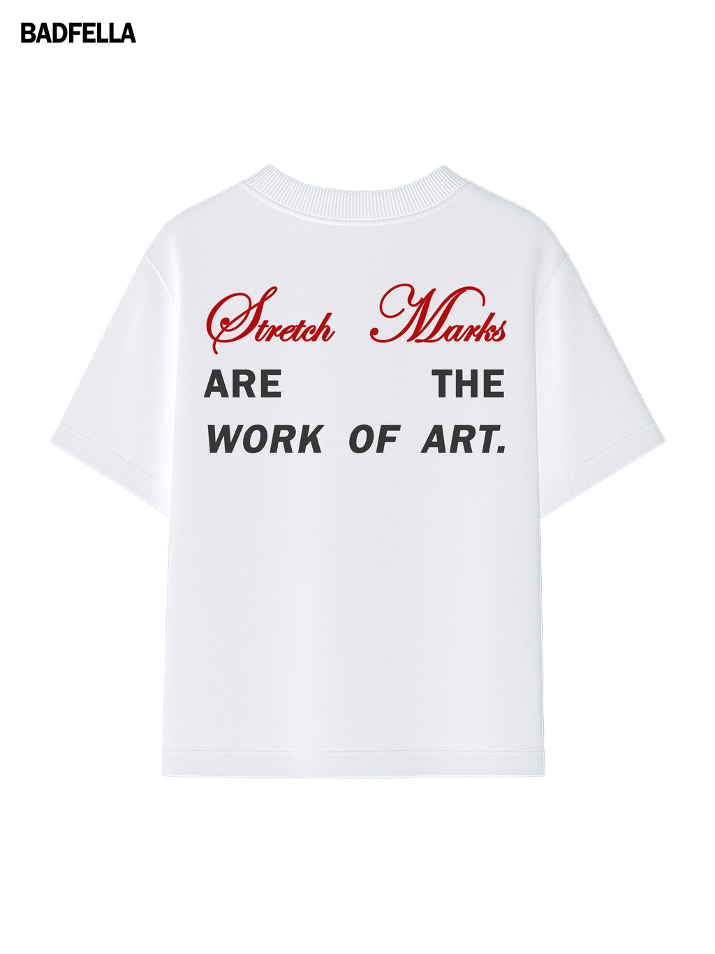 Stretch Marks Are Art Oversized Boxy Tee